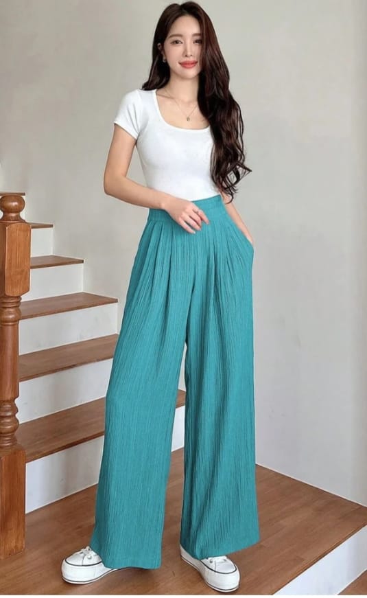 DITYA Women Smart High Rise Easy Wash Trousers