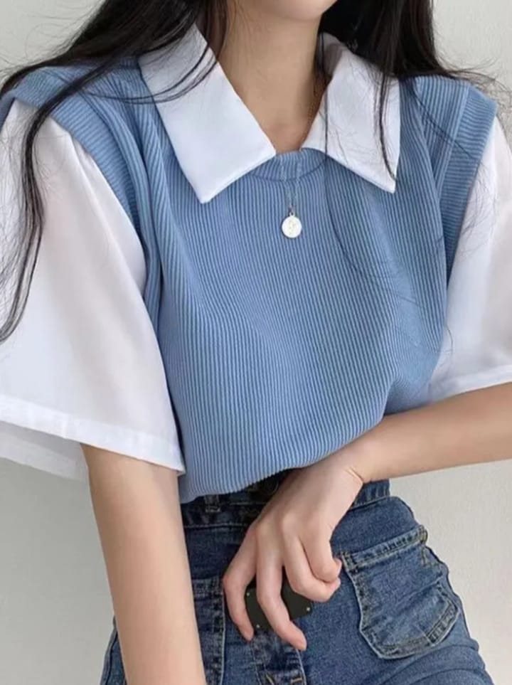 DITYA Collared Top