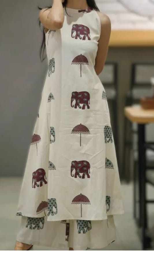 DITYA Ethnic Motifs Printed Kurti