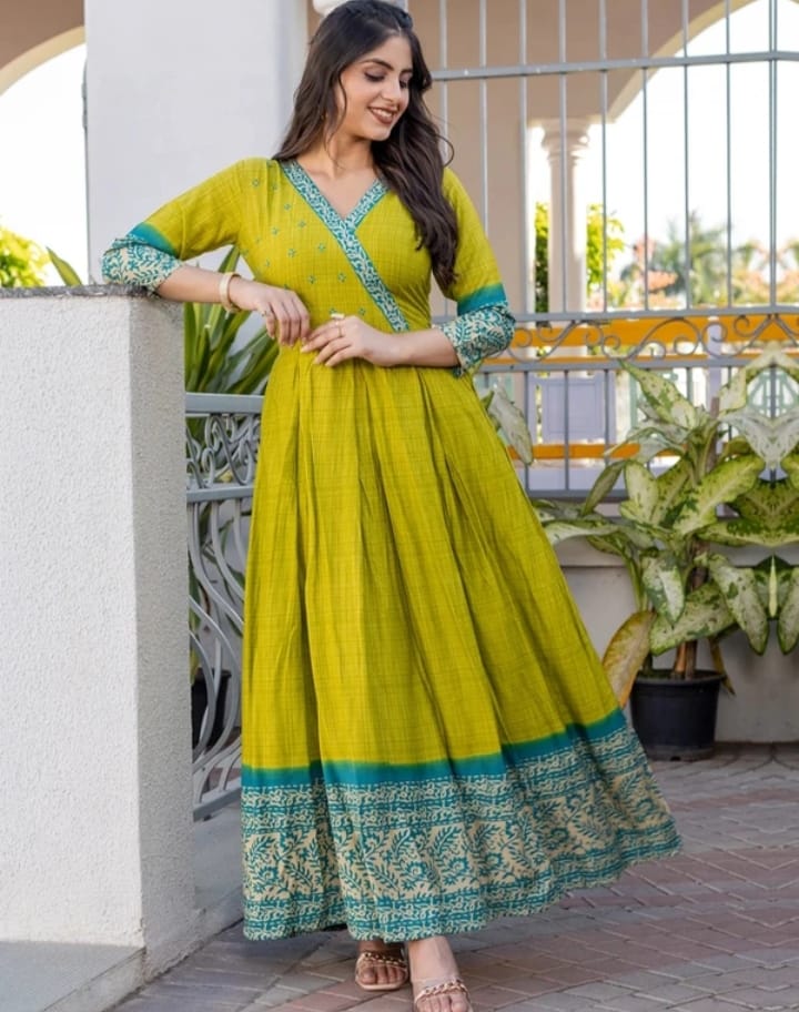 DITYA Women Printed Anarkali Kurti