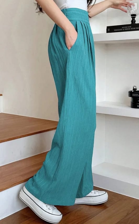 DITYA Women Smart High Rise Easy Wash Trousers