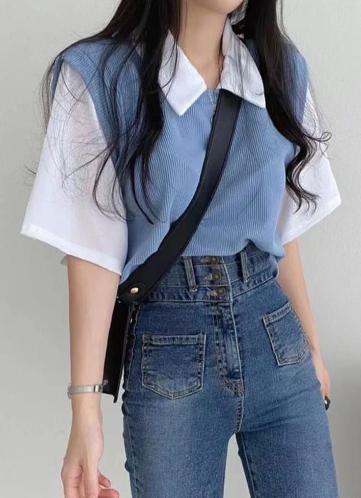 DITYA Collared Top