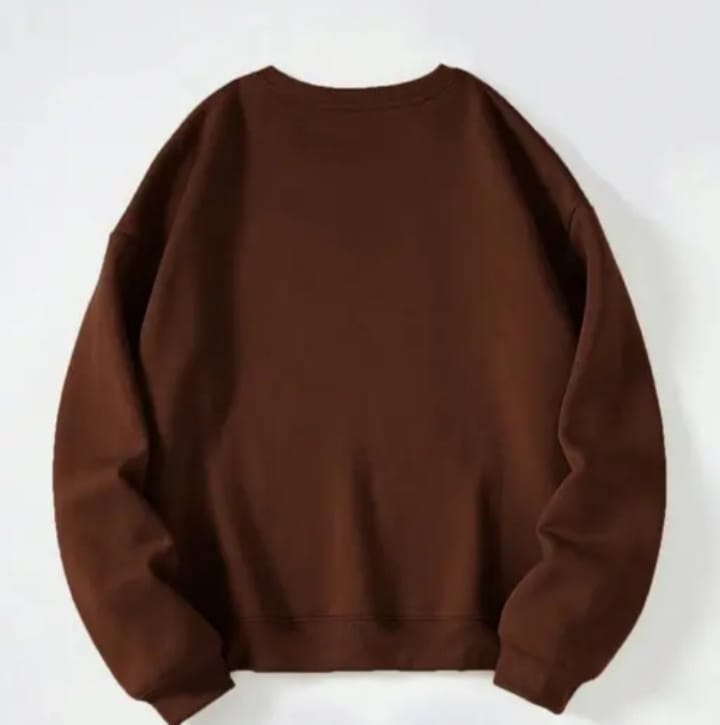 DITYA Brown Sweat Shirt For Women