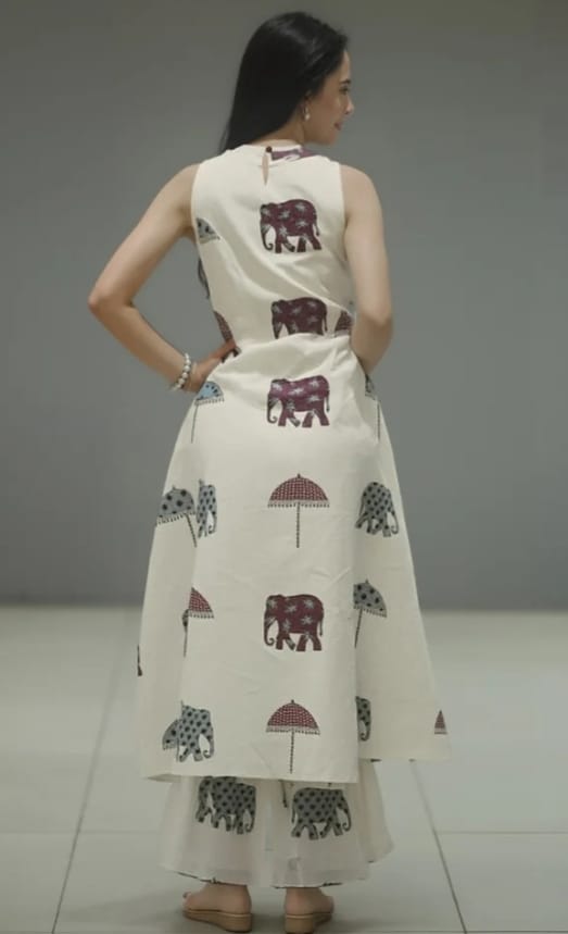 DITYA Ethnic Motifs Printed Kurti