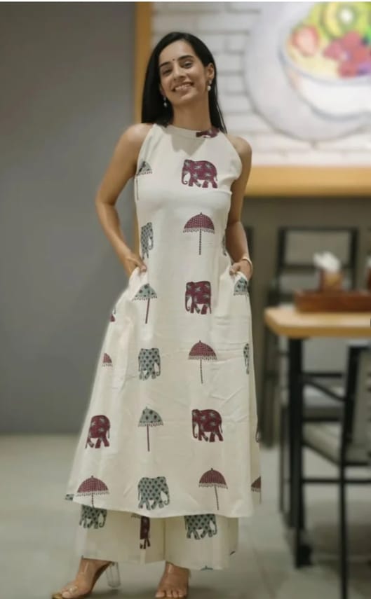 DITYA Ethnic Motifs Printed Kurti