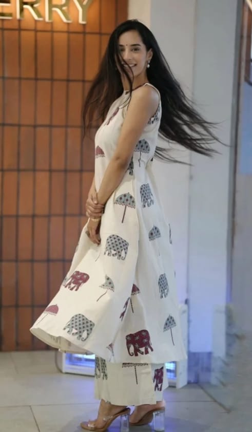 DITYA Ethnic Motifs Printed Kurti