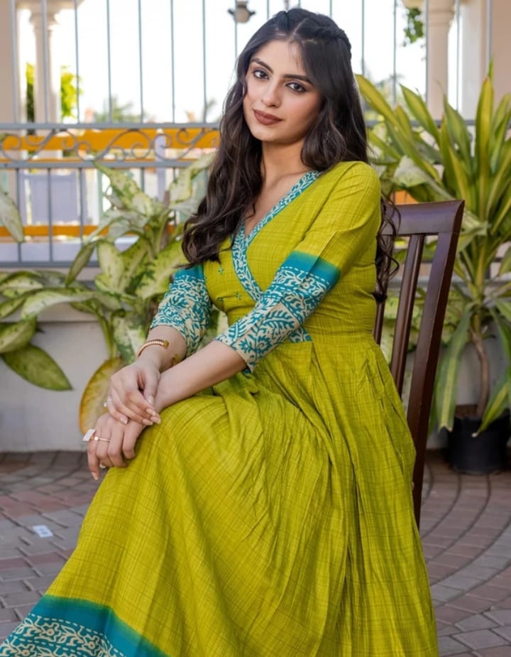 DITYA Women Printed Anarkali Kurti