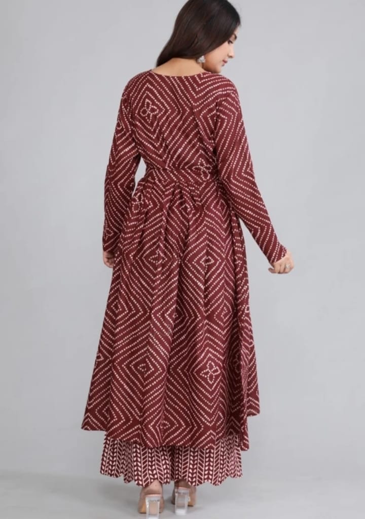 DITYA Women Rayon Kurta Palazzo Dupatta Set